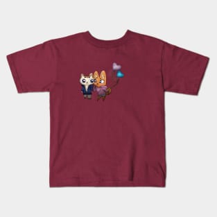 Luna and Cat Kids T-Shirt